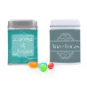 Latita personalizada con Jelly beans para boda Latita personalizada con Jelly beans para boda