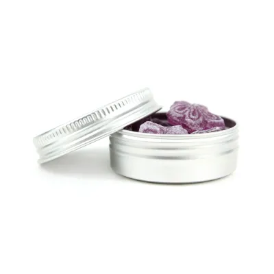 Violetas en Latita Personalizada para el Día de la Mujer 8M abierta