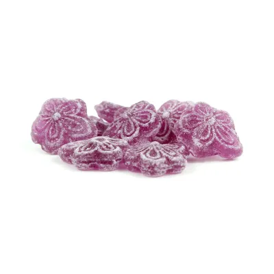 Latita Cuadrada con Violetas para el Día de la Mujer 8M sueltas