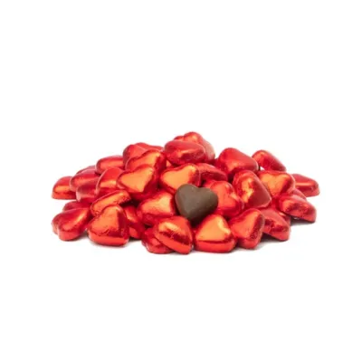 Lata con Forma de Corazón con Tarjeta Personalizada contenido