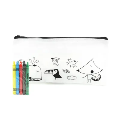 Estuche para colorear detalles de bautizo para niños