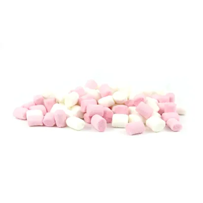 Mini Nubes de Colores en Cajita Cubo Corazón para Bautizo contenido