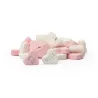 Caramelos Corazón Rosa & Blanco Personalizados para Baby Shower