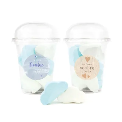 Copa Rellena de Nubes para Comunión