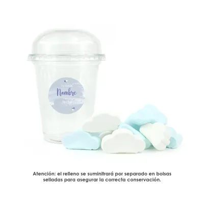 Copa Rellena de Nubes para Comunión separado Copa Rellena de Nubes para Comunión separado