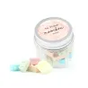 Bloques de Caramelo Candy Blox en Bote Personalizado para Comunión un bote