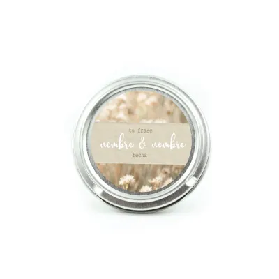 Caviar de Chocolate en Latita Personalizada para Boda frontal Caviar de Chocolate en Latita Personalizada para Boda frontal