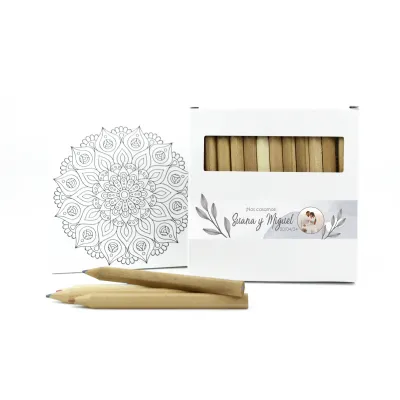 Set Mandala para Colorear ideal para Boda