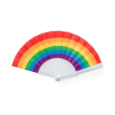 Abanico Arcoíris Personalizado para el Día del Orgullo frontal