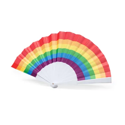 Abanico Arcoíris Personalizado para el Día del Orgullo lateral