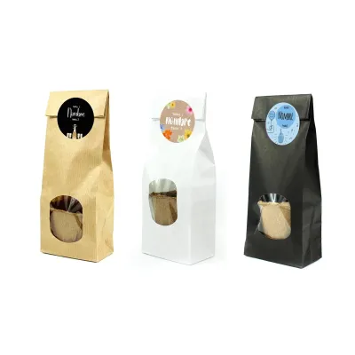 Set de Cultivo en Bolsita Kraft Personalizada para Fiestas lateral