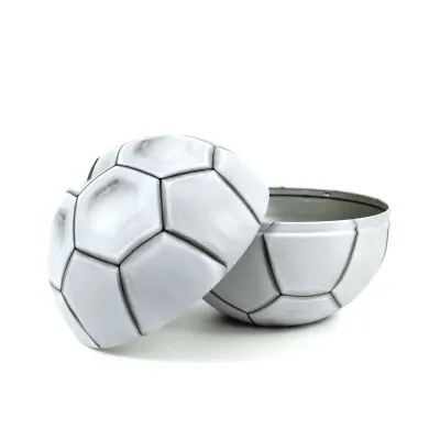 Hucha Balón de Fútbol para regalo de Cumpleaños abierta