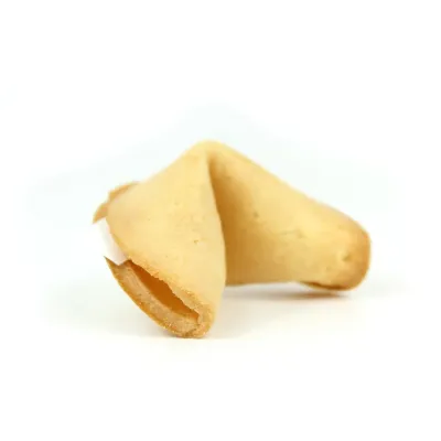 Galleta de la Suerte en Cajita Kraft para Boda contenido