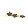 Estrellas de Chocolate en Bote Personalizado para Navidad contenido