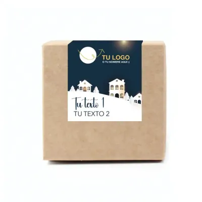 Cultivo de Semillas de Arbolito de Navidad en Cajita Kraft Personalizada frontal Cultivo de Semillas de Arbolito de Navidad en Cajita Kraft Personalizada frontal