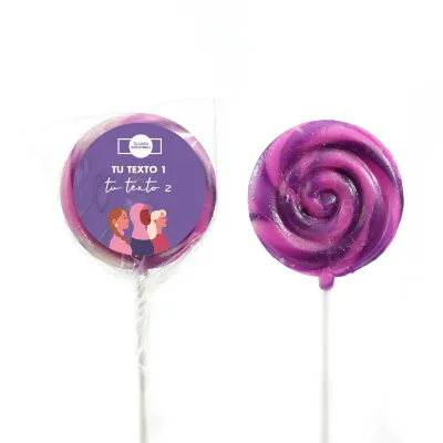Piruleta Twist Personalizada para el Día de la Mujer 8M