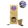 Set de Cultivo No Me Olvides en Bolsita Kraft para el Día de la Mujer 8M kraft natural