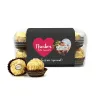 Caja Ferrero Rocher para San Valentín diseño corazón