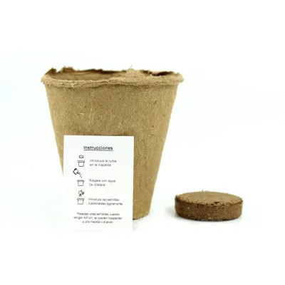Semillas en Cajita Kraft Personalizada para Comunión contenido