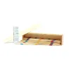 Juego Mikado en Caja de Madera Personalizada para Comunión abierto