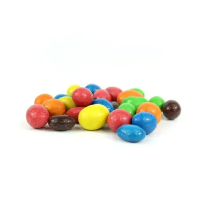 Cacahuetes Cubiertos de Chocolate de Colores para Comunión contenido