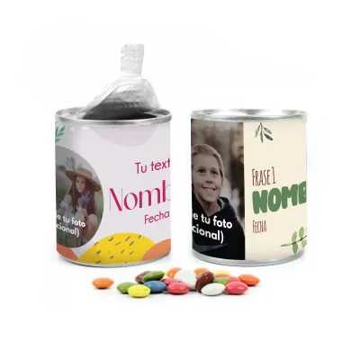 Mini Chocolates en Latita Abrefácil para Comunión