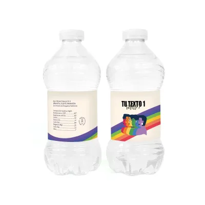 Agua Personalizada para el Día del Orgullo