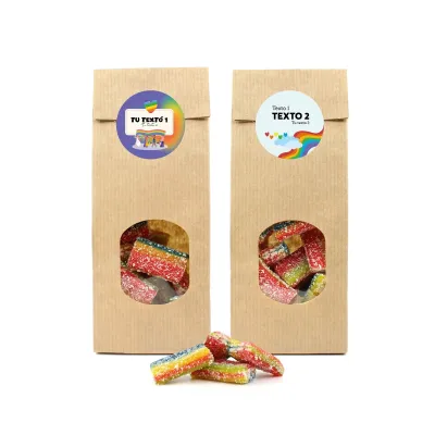 Ladrillos Arcoíris en Bolsita Kraft para Día del Orgullo