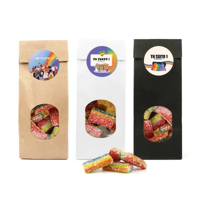Ladrillos Arcoíris en Bolsita Kraft para Día del Orgullo bolsas colores