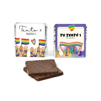 Chocolatina Napolitana Detalle para el Día Del Orgullo (50 uds)