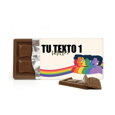 Chocolatina Nestlé para el Día del Orgullo frontal