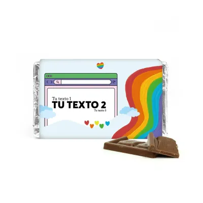Chocolatina Nestlé para el Día del Orgullo