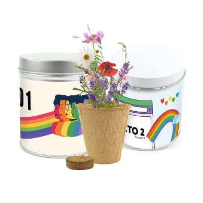 Cultivo de Flores mezcla para el Día del Orgullo diseño 2