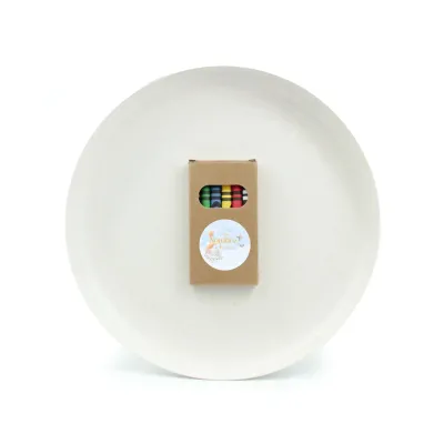 Frisbee para Colorear con Ceras para Detalle de Bautizo trasera