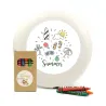 Frisbee para Colorear con Ceras para Detalle de Bautizo