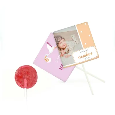 Piruleta Personalizada para Bautizo