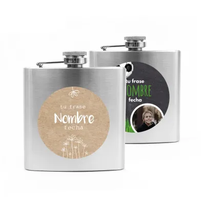 Petaca Metálica Personalizada para Comunión