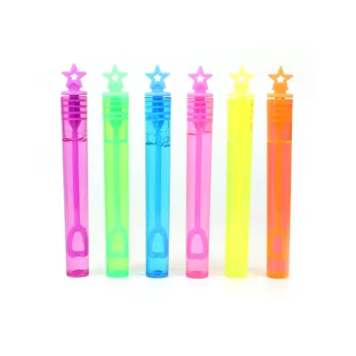 Burbujeros en Tubito con Estrella para Bautizo (12 uds) frontal