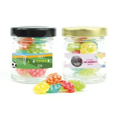 Caramelos en Botecito de Cristal para Detalles de Comunión