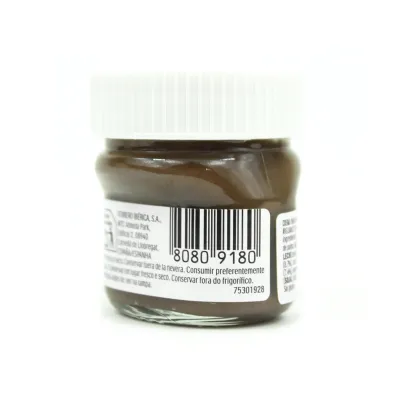 Mini Nutella Personalizada para Comunión trasera