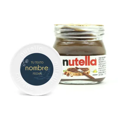 Mini Nutella Personalizada para Comunión frontal