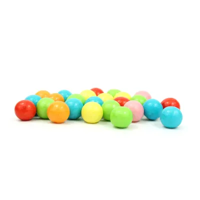 Bolas de Chicle en Bolsita Personalizada para Regalos Escolares contenido