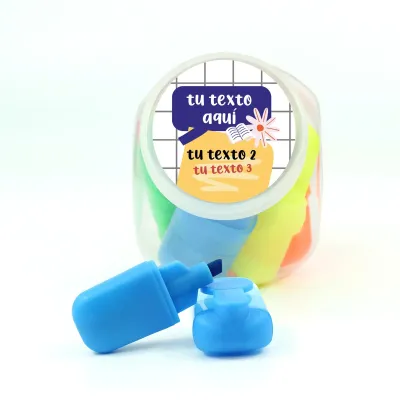 Botecito Personalizado con Rotuladores para Eventos Escolares frontal Botecito Personalizado con Rotuladores para Eventos Escolares frontal