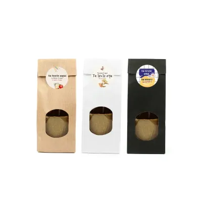 Set de Cultivo en Bolsita Kraft Personalizada para Eventos Escolares bolsas