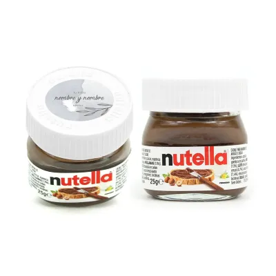 Mini Nutella Personalizada para Boda