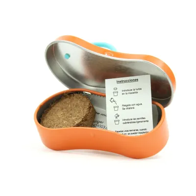 Mini Chancla con Kit de Flores para Baby Shower abierta