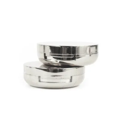 Bálsamo Labial con Espejo para Detalle de Baby Shower plateado lateral