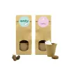 Set de Cultivo en Bolsita Kraft Personalizada para Baby Shower trébol frontal