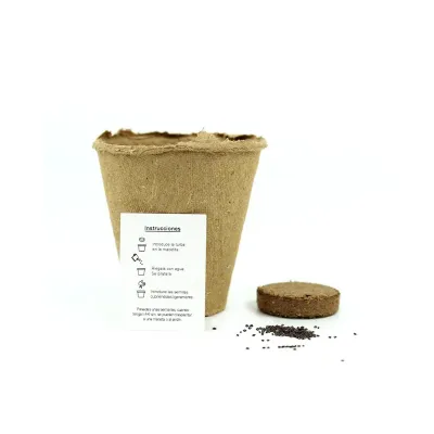 Set de Cultivo en Bolsita Kraft Personalizada para Detalles de Comunión contenido