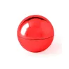Bálsamo Labial Esfera con Tarjeta Personalizado para Boda rojo